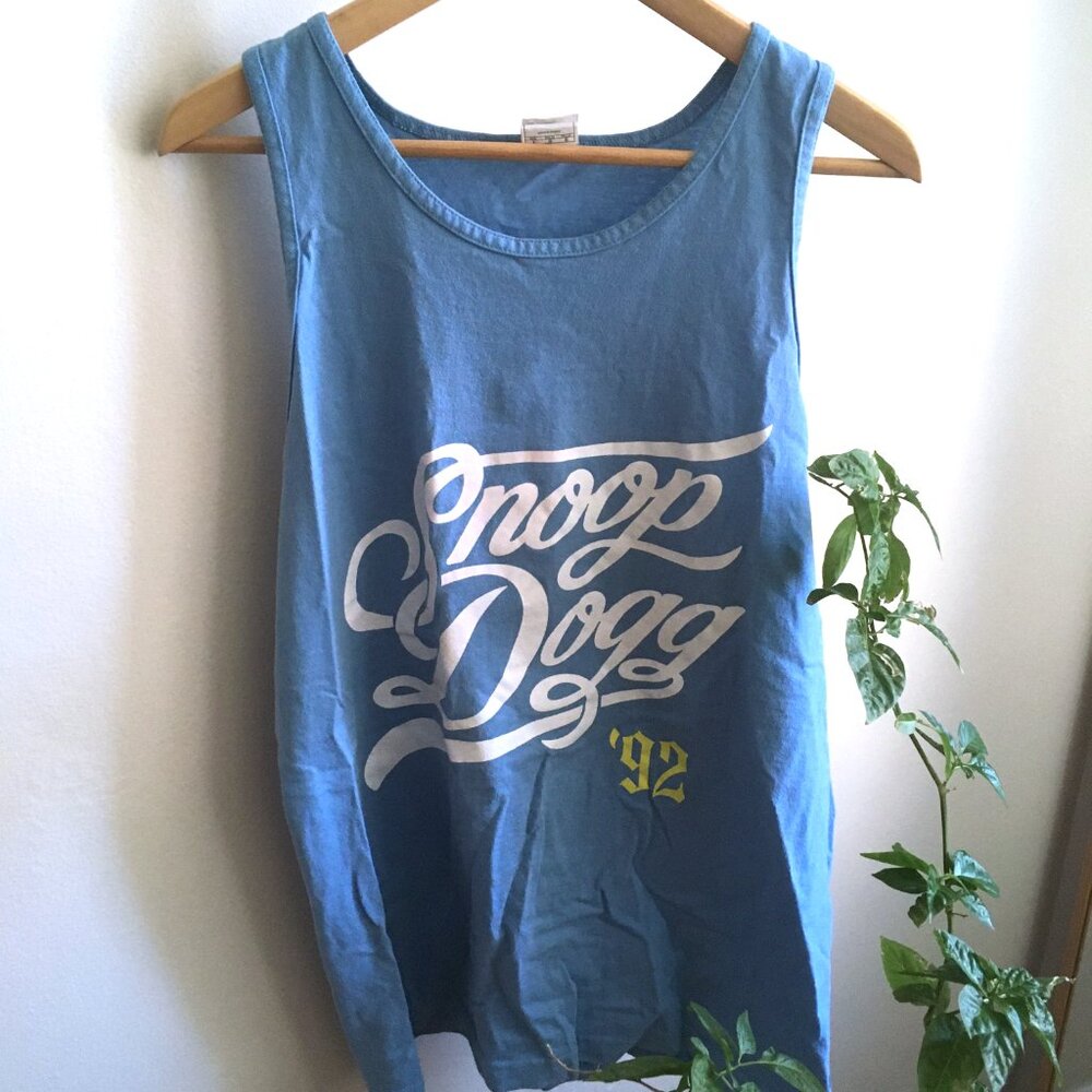 Vintage Snoop Dogg '92 tank top or muscle tee (unisex size XS, S, M, or L)